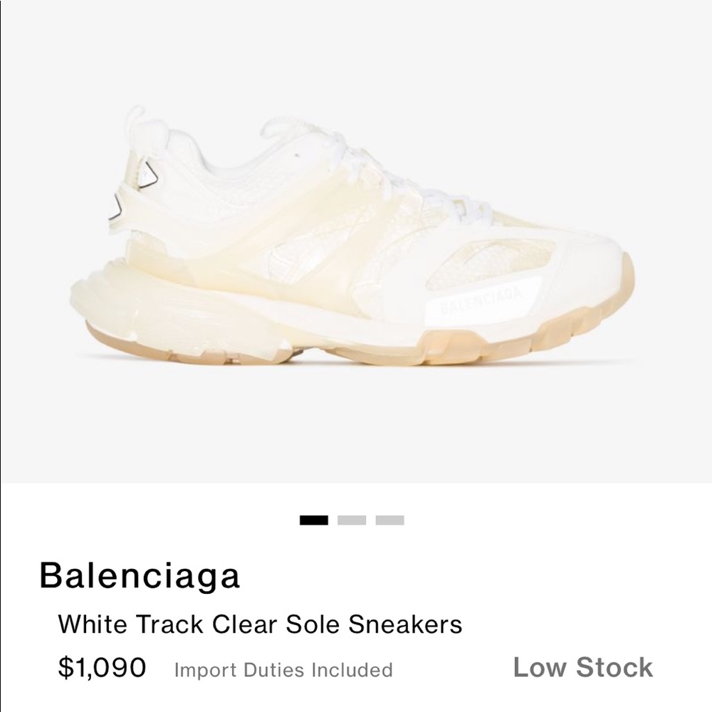 Brand new with tags Balenciaga Track V1 white.Never worn.Balenciaga bag included - Picture 10 of 10